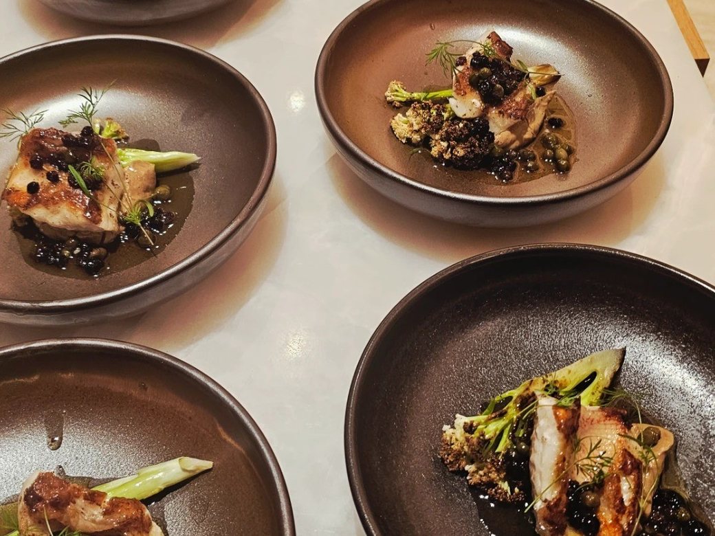 A mediterranean dish from Graeme Corlett, plate 3