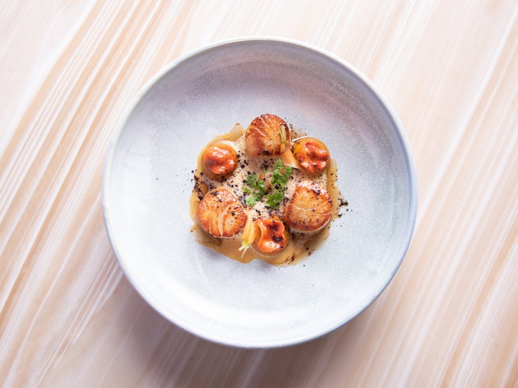 A contemporary dish from Kerem Engin, plate 3